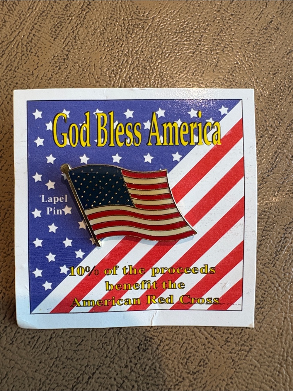 American Flag Lapel Pin - Red, White & Blue
